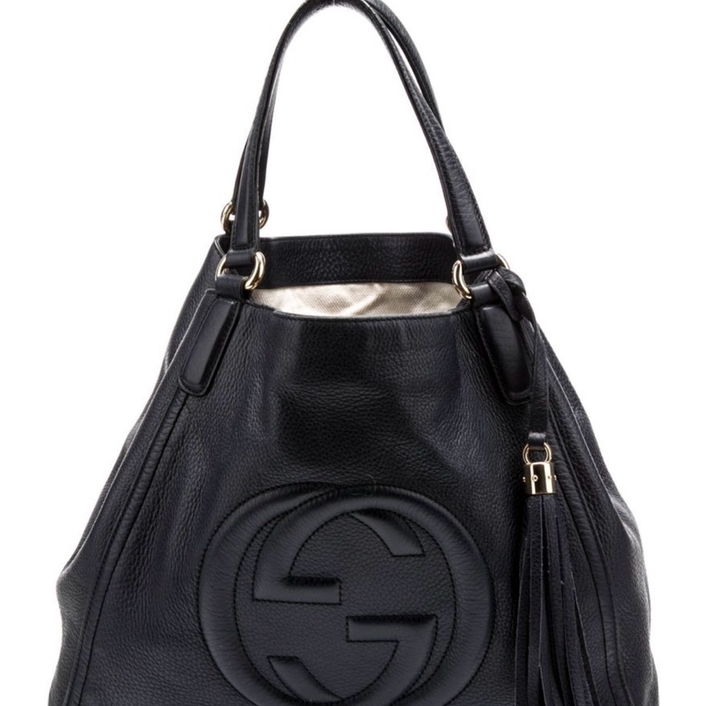 Gucci Leather Tote Bag